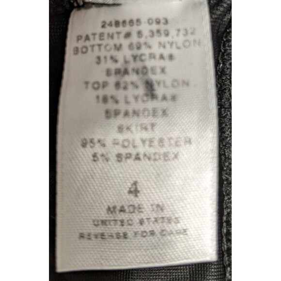 Women's Magicsuit Black Convertible Swim Dress Adjustable Straps Size 4 - Picture 13 of 13